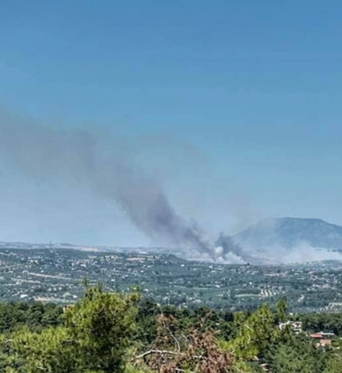 Φωτιά στο Σχηματάρι- Κινητοποιήθηκαν εναέριες δυνάμεις
