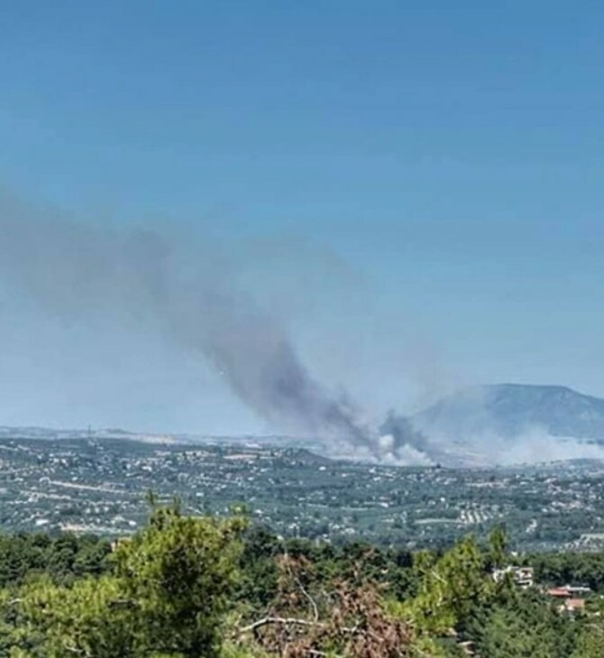 Φωτιά στο Σχηματάρι- Κινητοποιήθηκαν εναέριες δυνάμεις