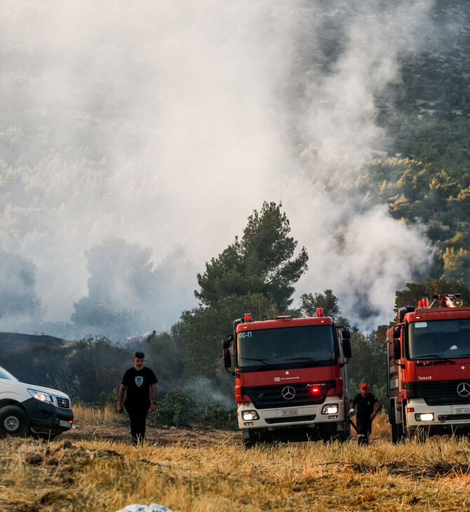 Φωτιά στα Μέγαρα: Ελαφρώς βελτιωμένη η κατάσταση- Καλύτερη εικόνα και σε Σαλαμίνα