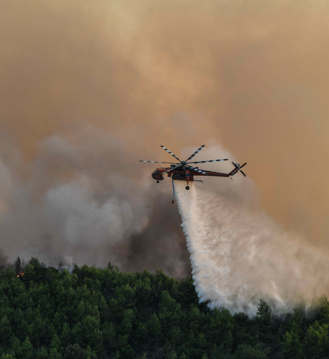 Τέσσερις φωτιές στη Χαλκιδική- Πιθανόν από κεραυνούς