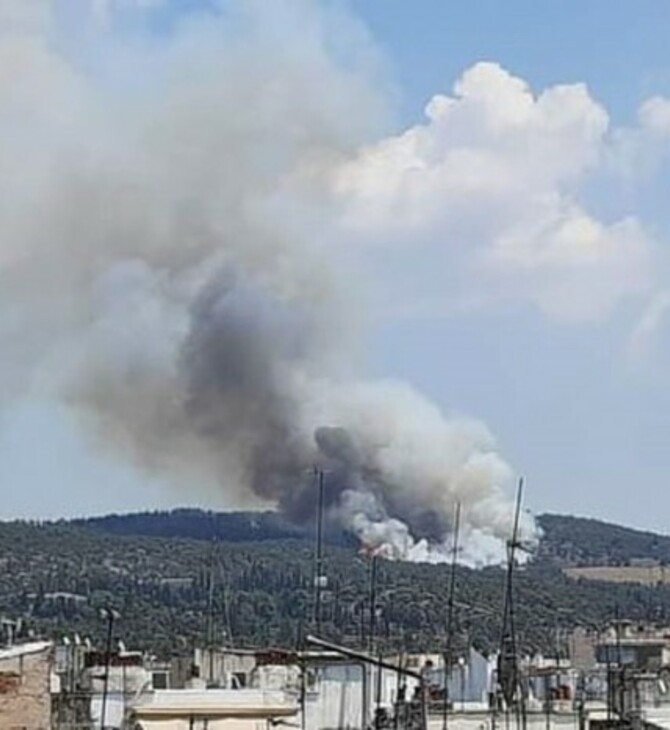 Φωτιά στο Σέιχ Σου- 51 πυροσβέστες στην κατάσβεση