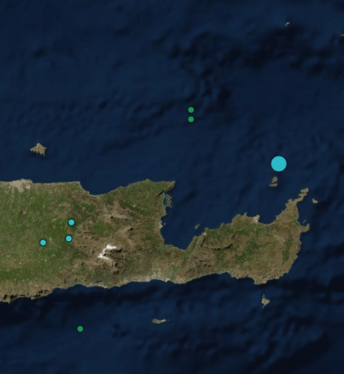 Σεισμός 4,1 Ρίχτερ στη Σητεία 