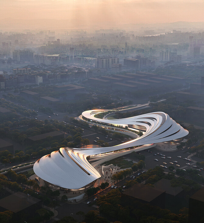 Ένα ελικοειδές Κέντρο Πολιτισμού από τους Zaha Hadid Architects