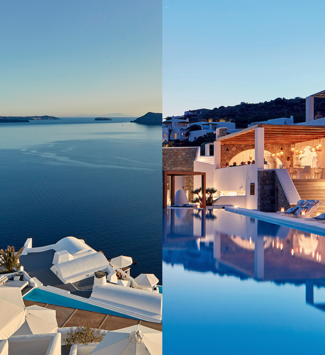 To Katikies Santorini και το Katikies Mykonos ανακηρύσσονται τα κορυφαία ξενοδοχεία στην Ελλάδα σύμφωνα με τα έγκριτα Condé Nast Traveler’s 2022 Readers’ Choice Awards