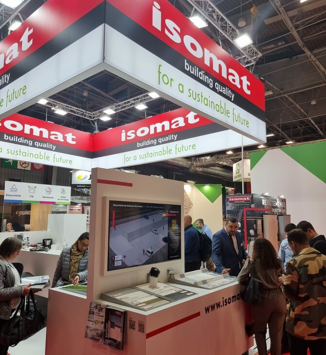 Η ISOMAT στην BATIMAT 2022, τη μεγαλύτερη διεθνή έκθεση στη Γαλλία για τον κατασκευαστικό κλάδο