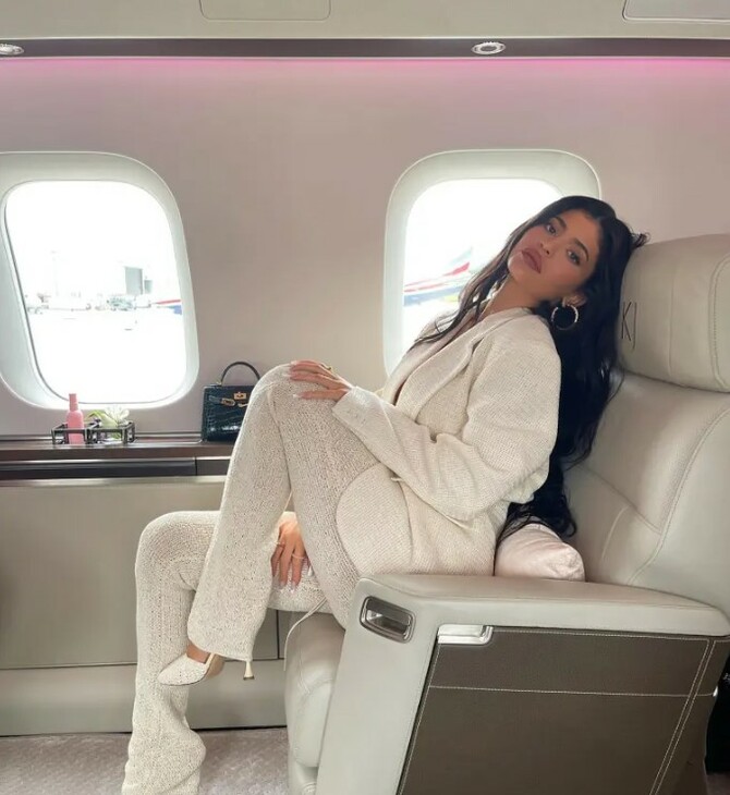 Kylie Jenner’s $72 million private jet features lavish food, drink menus