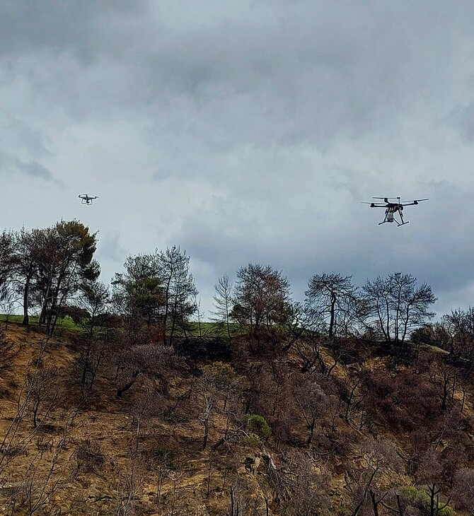 Tεχνική αναδάσωσης μέσω drone-Για πρώτη φορά στην Ελλάδα από το Γεωπονικό Πανεπιστήμιο