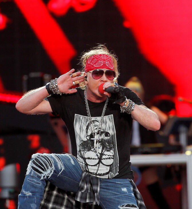 Ο Axl Rose σε συναυλία