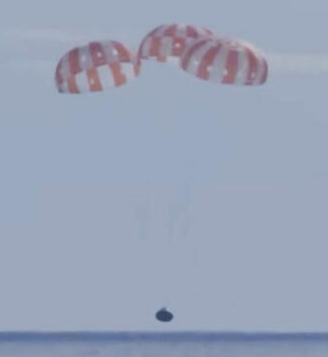 Αποστολή εξετελέσθη για το Orion της NASA - Επέστρεψε στη γη