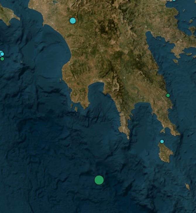 Σεισμός στη Λακωνία- 4 Ρίχτερ