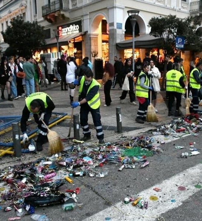 Πάτρα σκουπίδια καρναβάλι