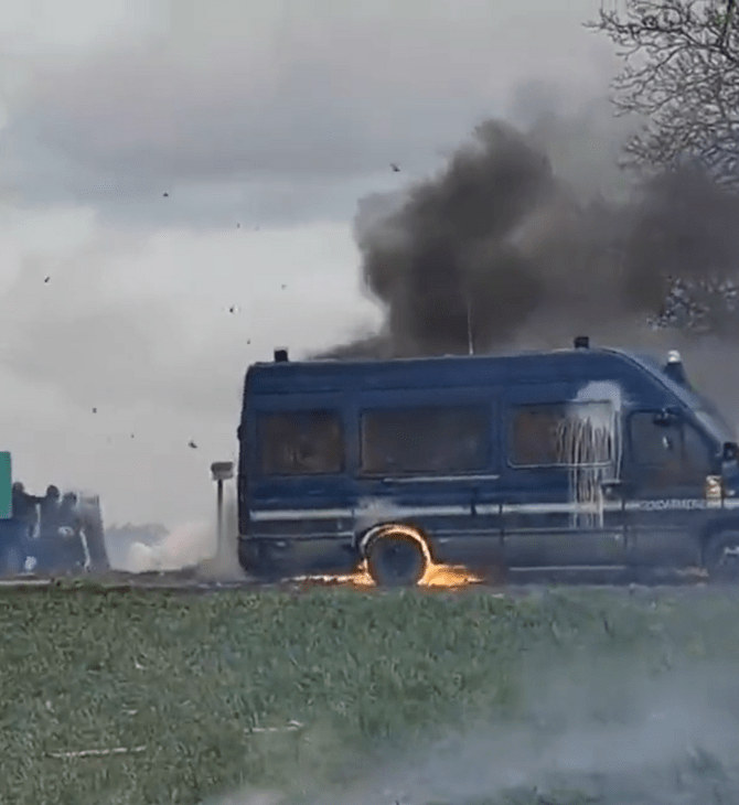 Γαλλία: Σφοδρές συγκρούσεις μεταξύ αστυνομίας και διαδηλωτών- Για την κατασκευή δεξαμενής άρδευσης