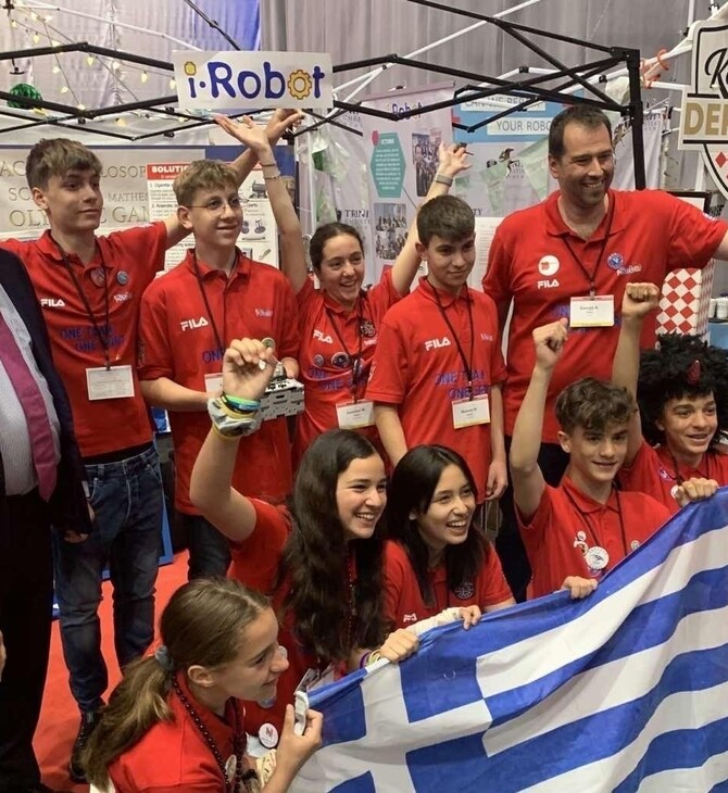 Η iRobot 2η στον κόσμο στον Παγκόσμιο Διαγωνισμό Ρομποτικής της First Lego League