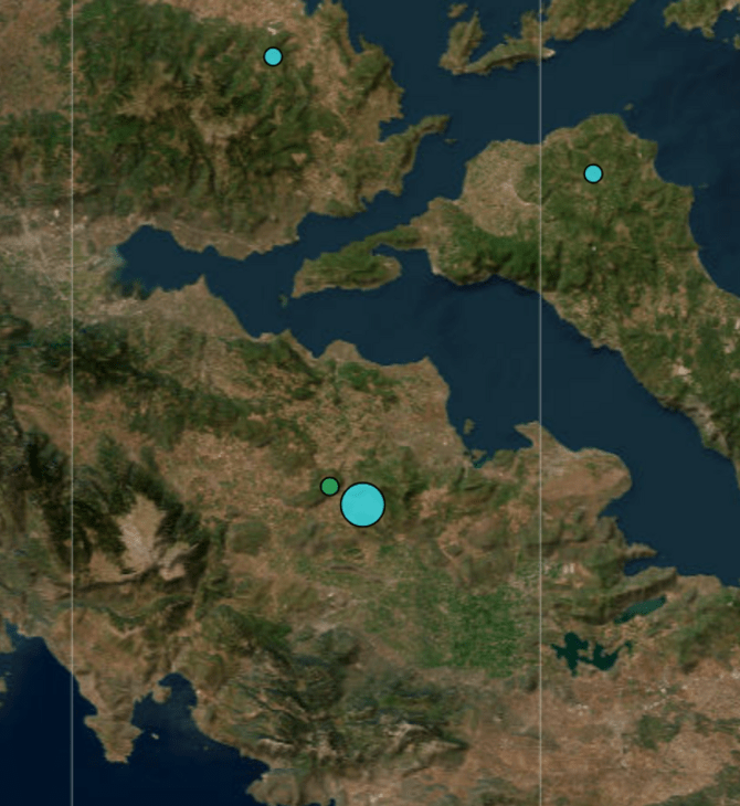 Ισχυρός σεισμός αισθητός στην Αθήνα