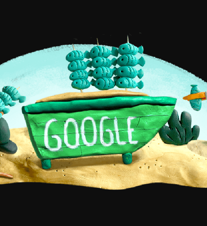 Το Google doodle έχει γεύση από Ισπανία- Αφιερωμένο στο espeto