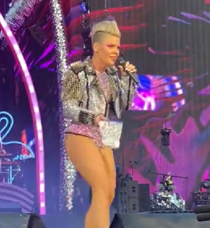 Pink: Φαν πέταξε την τέφρα της μητέρας του στη σκηνή- Η αντίδραση της τραγουδίστριας