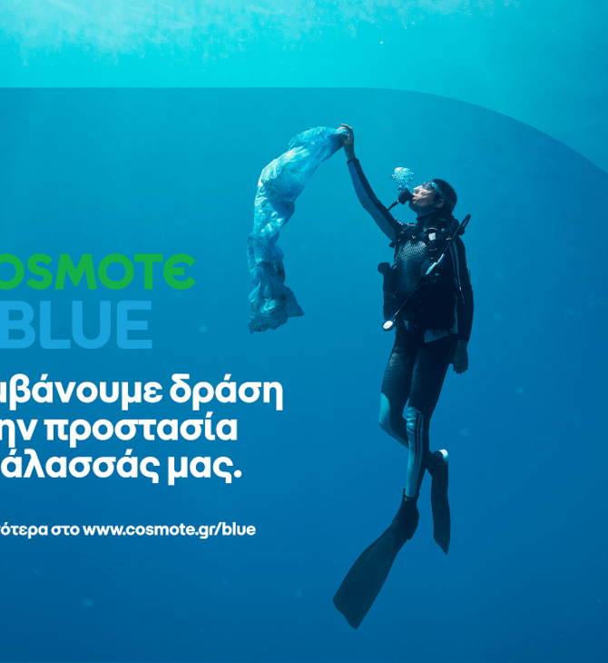 COSMOTE BLUE: μία πρωτοβουλία της COSMOTE για την προστασία των ελληνικών θαλασσών 