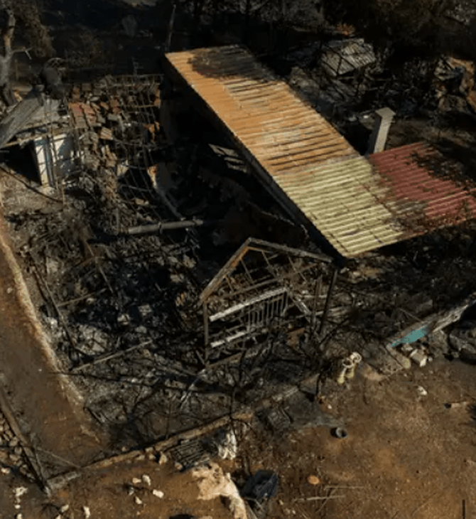 Φωτιά στον Κουβαρά: Βίντεο του Guardian δείχνει την καμένη περιοχή μετά το πέρασμα της πυρκαγιάς
