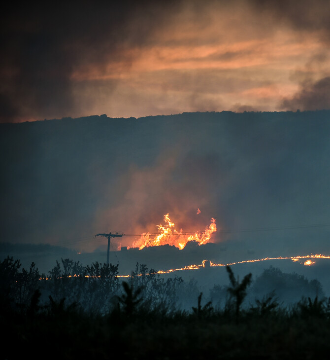 Φωτιά στη Μαγνησία: Οι πολίτες να παραμείνουν στα σπίτια τους, ζητά ο δήμος Βόλου