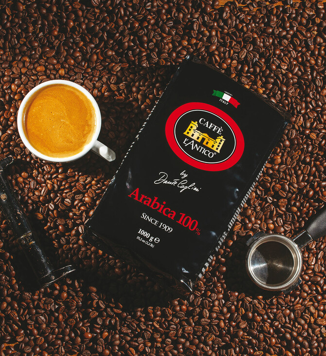 CAFF L'ANTICO: Μοιράζεται την εμπειρία γεύσης του αυθεντικού ιταλικού espresso.