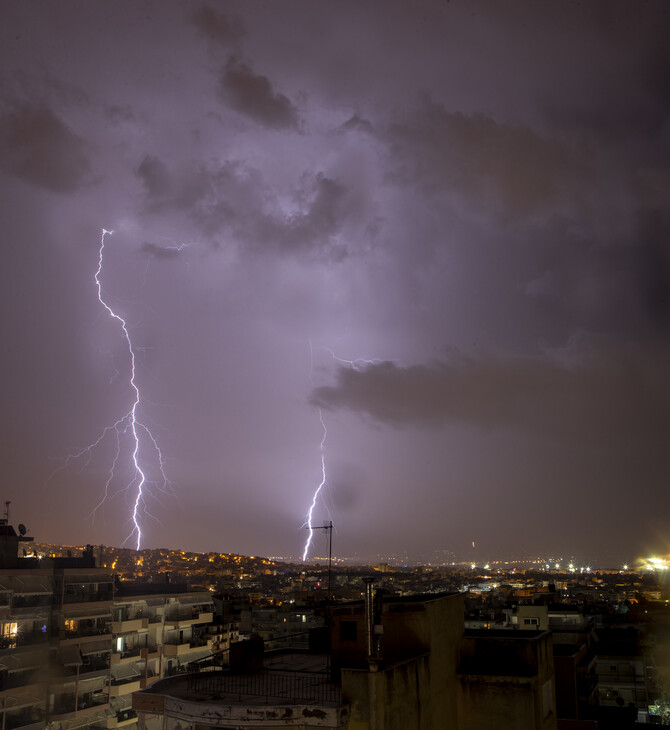 Κακοκαιρία Κιαράν: Φέρνει ισχυρές καταιγίδες και χαλαζοπτώσεις- Πού θα «χτυπήσουν»