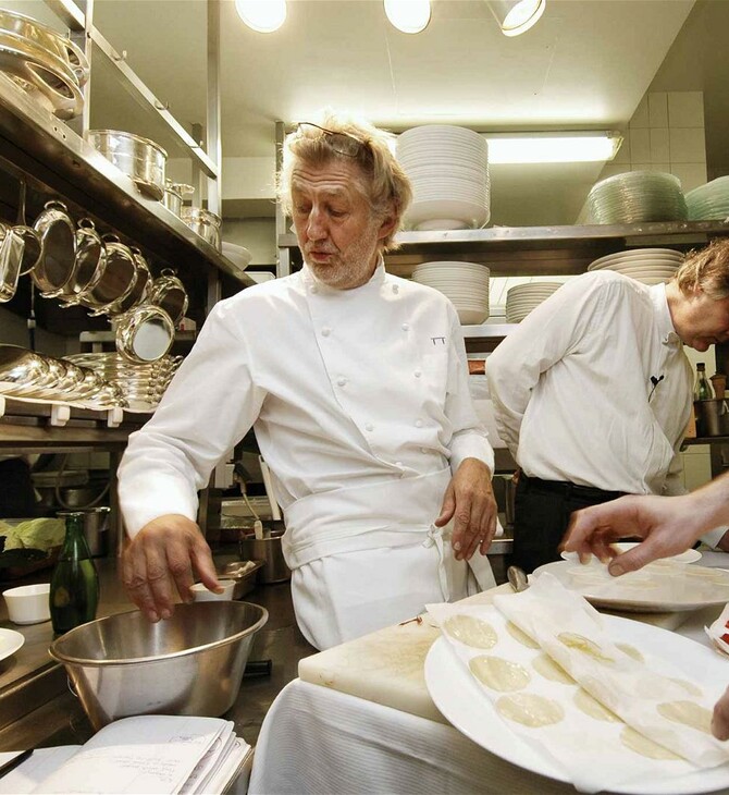 O σεφ Pierre Gagnaire διευρύνει τα όρια της γαστρονομίας