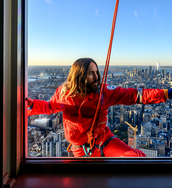 Τζάρεντ Λέτο: Σκαρφάλωσε στην κορυφή του Empire State Building