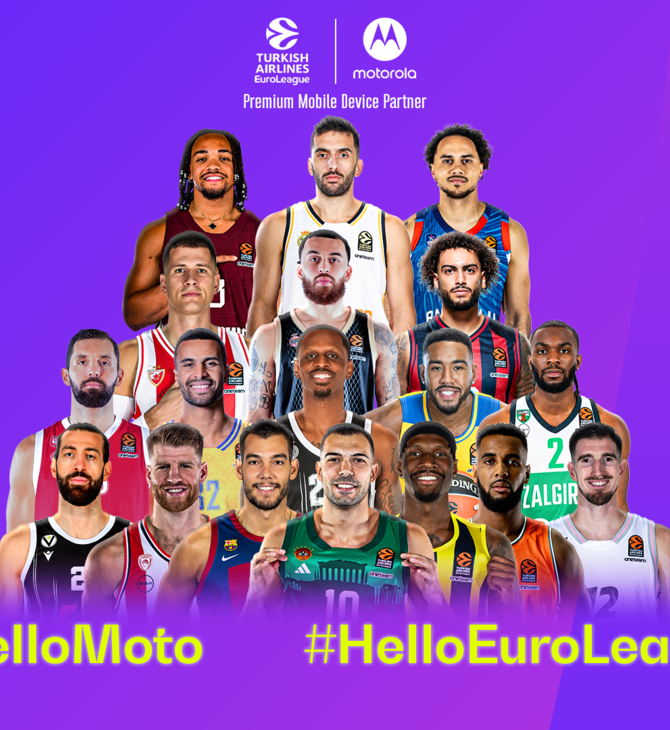 Η EuroLeague Basketball and η Motorola ανακοινώνουν τη συνεργασία τους 