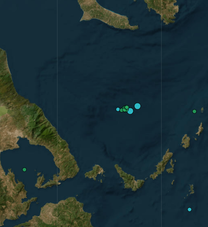 Σεισμός ανοιχτά της Σκιάθου