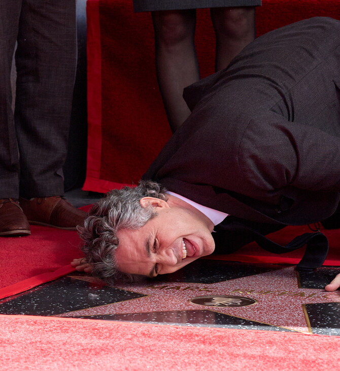 Ο Μαρκ Ράφαλο στο Walk of Fame του Χόλιγουντ με δικό του αστέρι