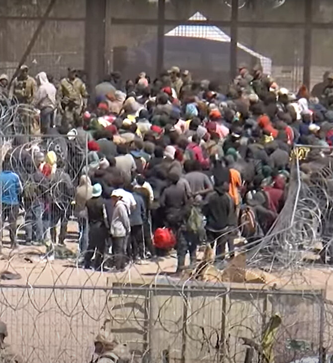 ΗΠΑ: Άγρια σκηνή στα σύνορα με το Μεξικό - 100 μετανάστες εισέβαλαν σπρώχνοντας τους φρουρούς