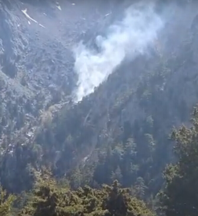 Κρήτη: Φωτιά ξέσπασε στα Λευκά Όρη