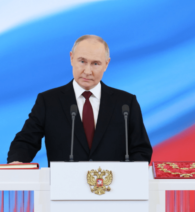 Πούτιν: «Μαζί θα νικήσουμε» είπε προς τους Ρώσους, κατά τη διάρκεια της τελετής ορκωμοσίας του