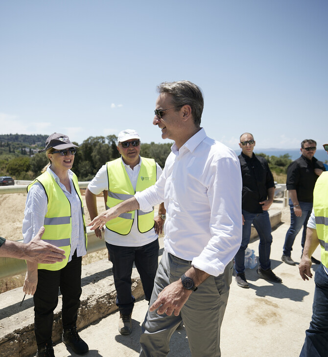 Μητσοτάκης για τον οδικό άξονα Πατρών - Πύργου: Είναι εντυπωσιακή η πρόοδος