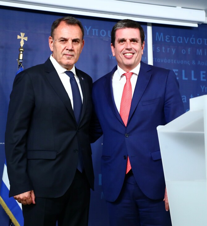 Ανασχηματισμός: Τελετή παράδοσης-παραλαβής στο υπουργείο Μετανάστευσης και Ασύλου
