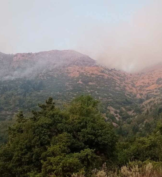 Φωτιά στη Θεσπρωτία: Καίει σε ναρκοπέδιο του εμφυλίου - Εκρήξεις στην περιοχή