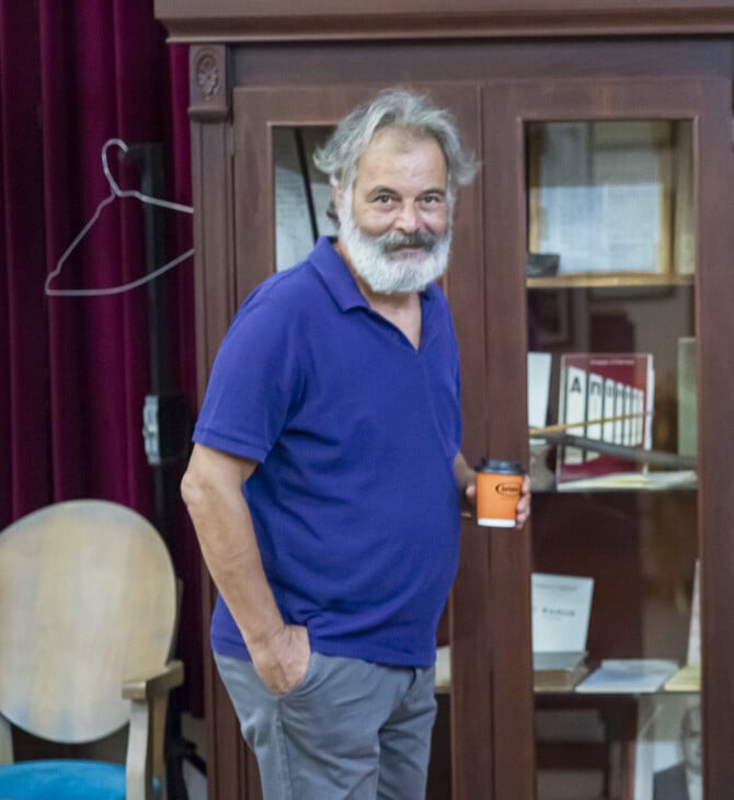 Ο Παντελής Μπουκάλας στο Ναύπλιο για το βιβλίο του "Ο Πέτρος της Μάνης και το φάσμα των φατριών" 