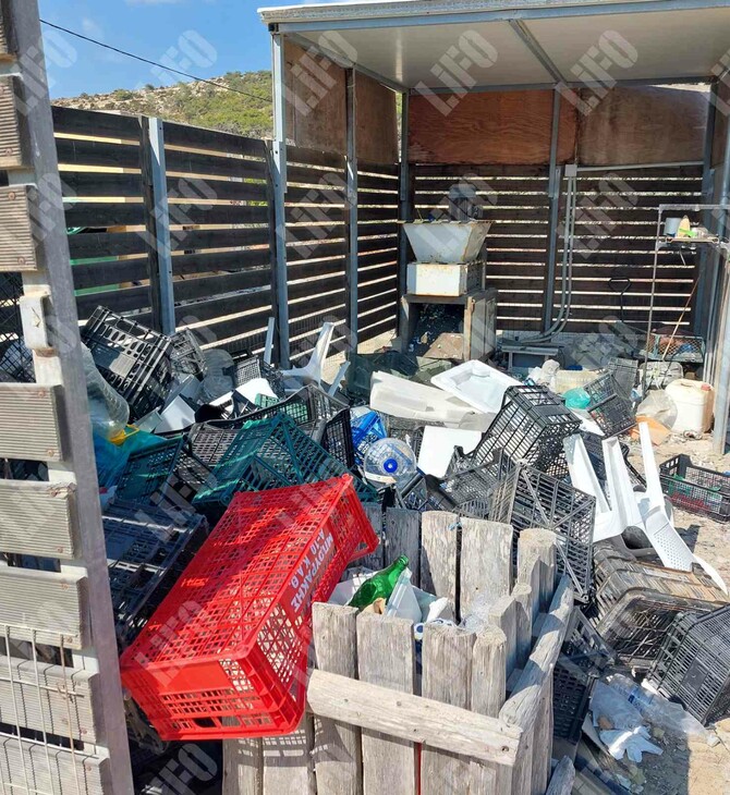 Γαστρεντερίτιδα στη Γαύδο: Εικόνες χωματερής στον χώρο από όπου προμηθεύονται νερό οι επιχειρήσεις του νησιού