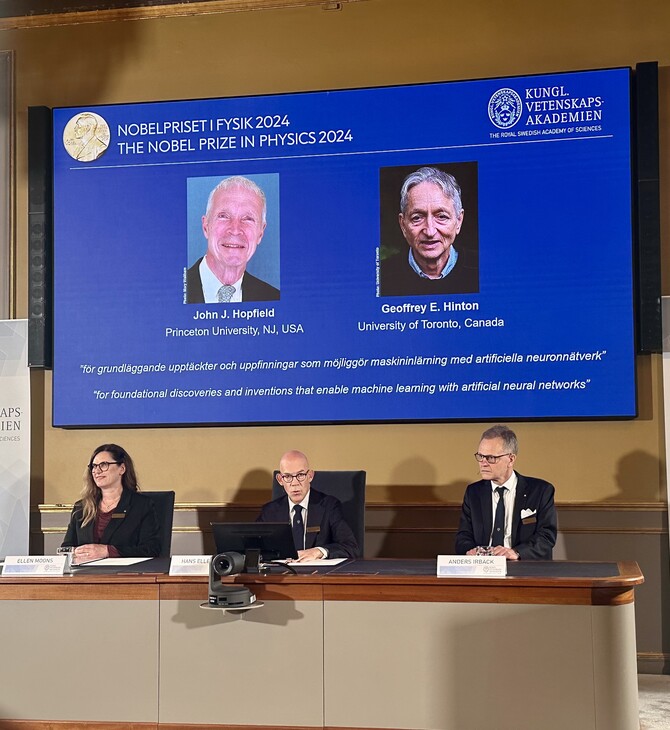 John Hopfield και Geoffrey Hinton: Ποιοι είναι πρωτοπόροι της τεχνητής νοημοσύνης που τιμήθηκαν με το Νόμπελ Φυσικής 2024