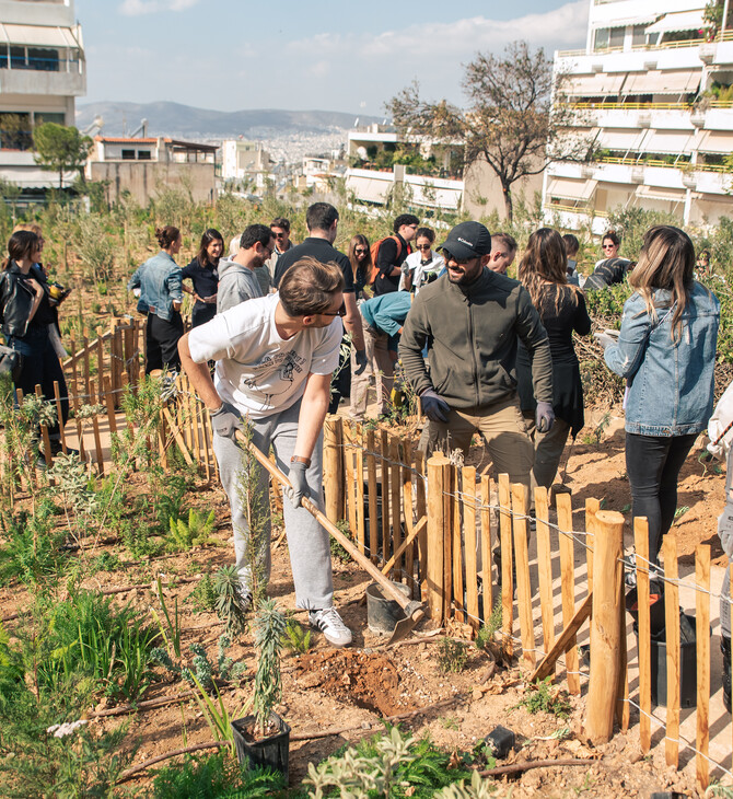 H Αθήνα έχει πλέον το δικό της micro forest χάρη στη L’ Oreal Hellas