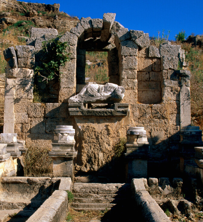 Μικρά Ασία: Η πηγή στην αρχαιοελληνική Πέργη έχει ξανά νερό μετά από 1.800 χρόνια