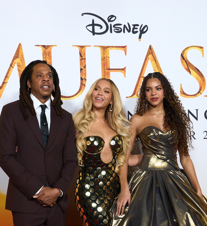 Jay-Z και Beyoncé με την κόρη τους Blue Ivy στην πρεμιέρα του «Mufasa: The Lion King»
