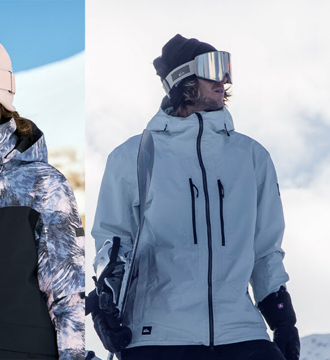 Quiksilver & Roxy Φθινόπωρο-Χειμώνας 2024-5: Snow Collection