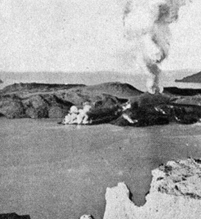 Μια έκρηξη στο ηφαίστειο της Σαντορίνης πριν από έναν αιώνα