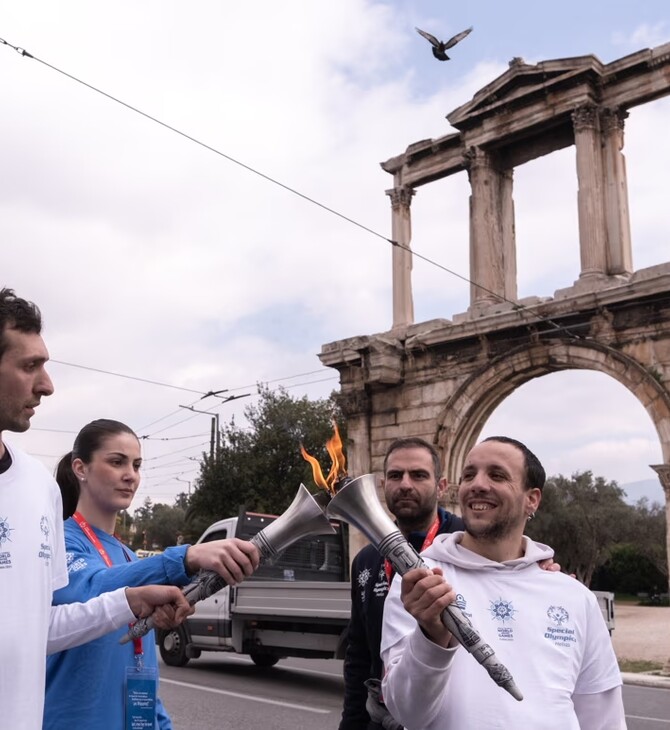 Special Olympics Hellas: Η Φλόγα της Ελπίδας ξεκίνησε το ταξίδι της για το Τορίνο σε μια συγκινητική τελετή