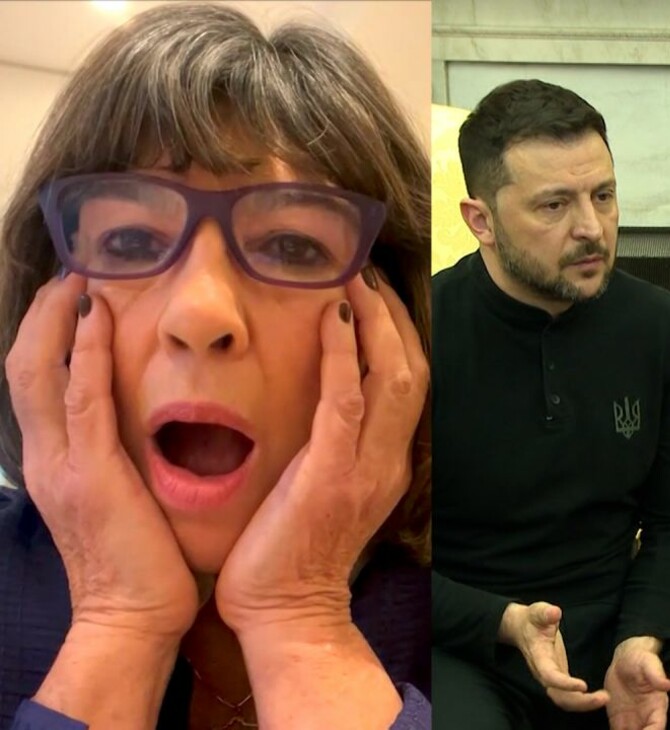 H Κριστιάν Αμανπούρ παρακολουθεί άναυδη την επίθεση Τραμπ-Βανς στον Ζελένσκι