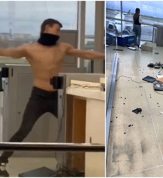 Δουβλίνο: Έχασε την πτήση του και ξέσπασε καταστρέφοντας το αεροδρόμιο