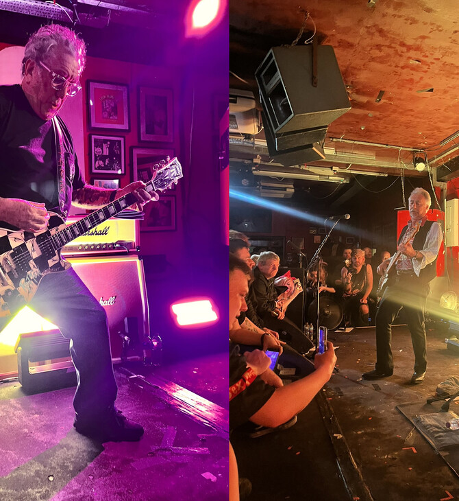 Η ιστορική επιστροφή των Sex Pistols στο 100 Club για πρώτη φορά εδώ και 50 χρόνια με τον Νόελ Γκάλαχερ στο κοινό