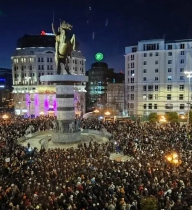 Βόρεια Μακεδονία: Νέα μεγάλη πορεία διαμαρτυρίας για τους 59 νεκρούς - «Τα κέρδη σας, οι ζωές μας»