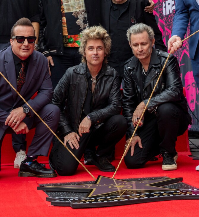 Green Day: Απέκτησαν αστέρι στη Λεωφόρο της Δόξας στο Χόλιγουντ